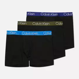 Комплект мужских трусов Calvin Klein Underwear 3-Pack Boxer Brief, цвет чёрный, размер S