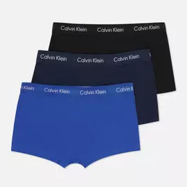 Комплект мужских трусов Calvin Klein Underwear 3-Pack Low Rise Trunk, цвет комбинированный, размер L