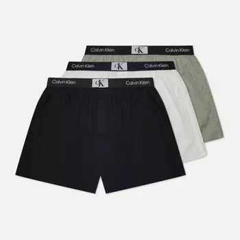 Комплект мужских трусов Calvin Klein Underwear 3-Pack Slim Fit Boxer CK96, цвет комбинированный, размер XL