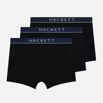 Комплект мужских трусов Hackett Core 3-Pack, цвет чёрный, размер XXL