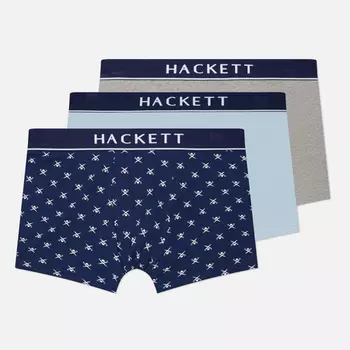 Комплект мужских трусов Hackett Icon Trunk 3-Pack, цвет комбинированный, размер XXL
