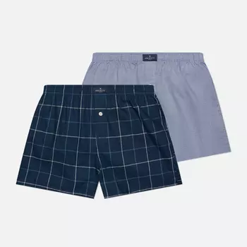 Комплект мужских трусов Hackett Windowpane Boxer 2-Pack, цвет комбинированный, размер XXL