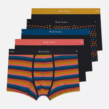 Комплект мужских трусов Paul Smith Artist Stripe Boxer 5-Pack, цвет комбинированный, размер M