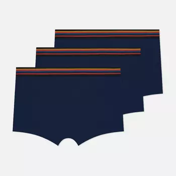Комплект мужских трусов Paul Smith Artist Stripe Low-Rise Boxer 3-Pack, цвет синий, размер XL