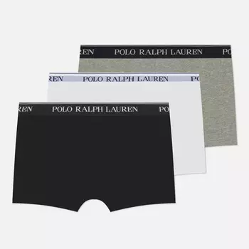 Комплект мужских трусов Polo Ralph Lauren BCI Cotton/Elastane Classic Trunk 3-Pack, цвет комбинированный, размер XL