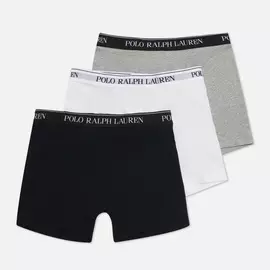 Комплект мужских трусов Polo Ralph Lauren Boxer Brief 3-Pack, цвет комбинированный, размер L