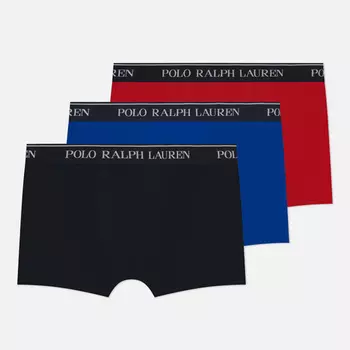 Комплект мужских трусов Polo Ralph Lauren Classic Trunk 3-Pack, цвет комбинированный, размер S