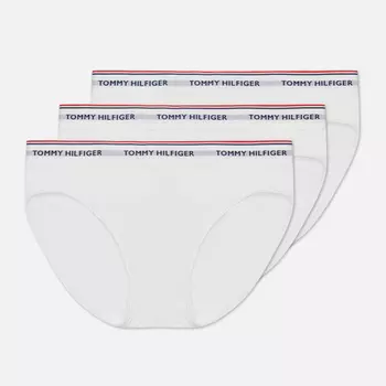 Комплект мужских трусов Tommy Hilfiger Underwear 3-Pack Cotton Briefs, цвет белый, размер XXL