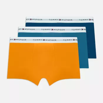 Комплект мужских трусов Tommy Hilfiger Underwear 3-Pack Essential Logo Waistband Trunks, цвет комбинированный, размер XL