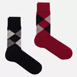 Комплект носков Burlington Basic 2-Pack, цвет комбинированный, размер 40-46 EU