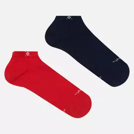 Комплект носков Burlington Everyday 2-Pack Sneaker, цвет красный, размер 40-46 EU