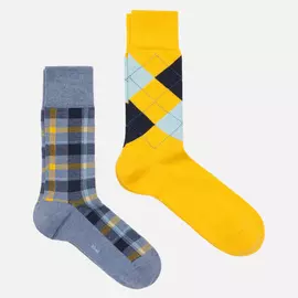 Комплект носков Burlington Fashion 2-Pack, цвет комбинированный, размер 40-46 EU