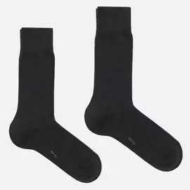 Комплект носков Falke Happy 2-Pack, цвет серый, размер 43-46 EU