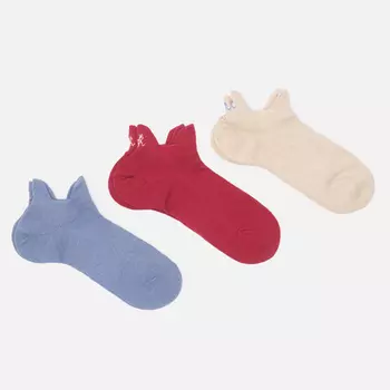 Комплект носков Gramicci 3-Pack Basic Sneaker, цвет комбинированный, размер 43-46 EU