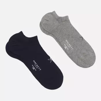 Комплект носков Hackett Trainer Solid 2-Pack, цвет комбинированный, размер 44-46 EU
