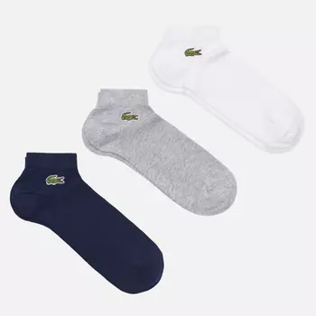 Комплект носков Lacoste 3-Pack Sport Low, цвет комбинированный, размер 36-40 EU