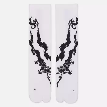 Комплект носков maharishi Bonsai Dragon Tabi Sports 3-Pack, цвет белый, размер 41-45 EU