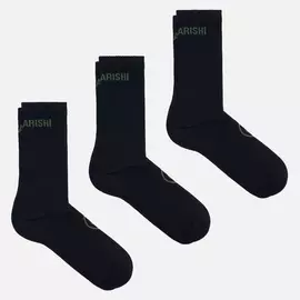 Комплект носков maharishi Miltype Tabi 3-Pack, цвет чёрный, размер 41-45 EU