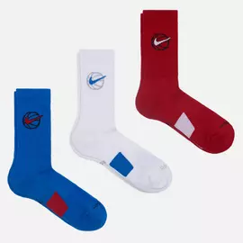 Комплект носков Nike 3-Pack Everyday Crew Basketball, цвет комбинированный, размер 38-42 EU