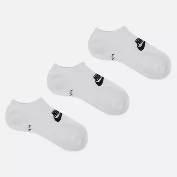 Комплект носков Nike 3-Pack Everyday Essential Cushion Low, цвет белый, размер 42-46 EU