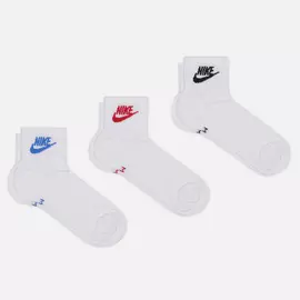 Комплект носков Nike 3-Pack Everyday Essential Ankle, цвет белый, размер 38-42 EU