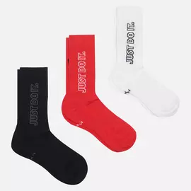 Комплект носков Nike 3-Pack Everyday Essential, цвет комбинированный, размер 42-46 EU