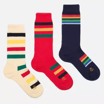 Комплект носков Pendleton National Park 3-Pack Gift Box, цвет комбинированный, размер 42-46 EU