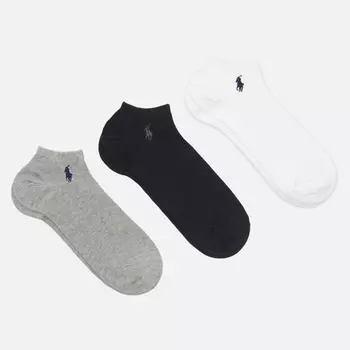 Комплект носков Polo Ralph Lauren Mini Pony Ghost 3-Pack, цвет комбинированный, размер 40-46 EU