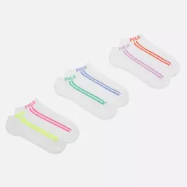 Комплект носков Polo Ralph Lauren Rancing Stripe Ankle 6-Pack, цвет , размер 35-40 EU