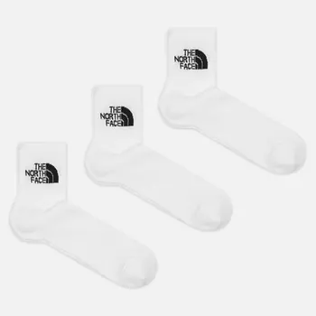 Комплект носков The North Face Multi Sport Cush Quarter 3-Pack, цвет белый, размер 41-43 EU