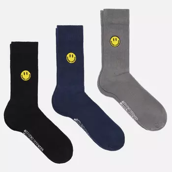 Комплект носков Weekend Offender Smiley Sports 3-Pack, цвет комбинированный, размер 41-45 EU