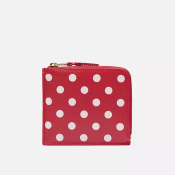 Кошелек Comme des Garcons Wallet SA3100PD Polka Dot, цвет красный