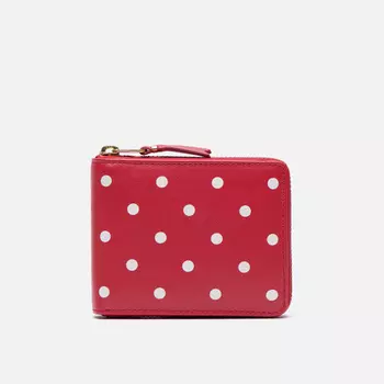 Кошелек Comme des Garcons Wallet SA7100PD Polka Dot, цвет красный
