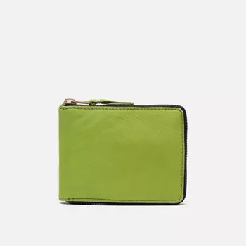 Кошелек Comme des Garcons Wallet SA7100WW Washed Leather, цвет зелёный