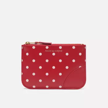 Кошелек Comme des Garcons Wallet SA8100PD Polka Dot, цвет красный