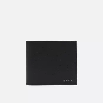 Кошелек Paul Smith Signature Stripe Balloon Billfold Coin, цвет чёрный
