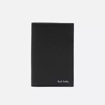 Кошелек Paul Smith Signature Stripe Balloon Credit Card, цвет чёрный