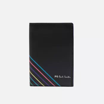 Кошелек Paul Smith Sports Stripe Slim, цвет чёрный