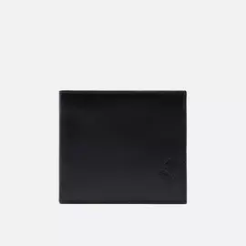 Кошелек Polo Ralph Lauren Signature Pony Leather Billfold, цвет чёрный