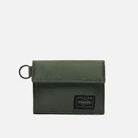 Кошелек Porter-Yoshida &amp; Co Tanker Meduim The 35th Anniversary, цвет зелёный