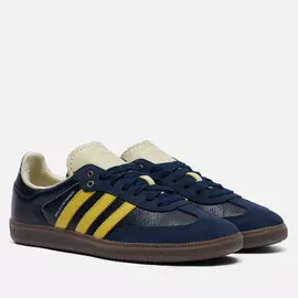 Кроссовки adidas Originals x Wales Bonner Samba, цвет синий, размер 48 EU