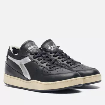 Кроссовки Diadora Heritage Mi Basket Row Cut New Moon, цвет чёрный, размер 46 EU