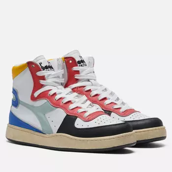 Кроссовки Diadora Heritage Mi Basket Used, цвет белый, размер 36 EU