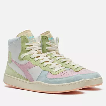 Кроссовки Diadora Heritage x Pastiglie Leone Mi Basket Arcobaleno ITA, цвет зелёный, размер 46 EU