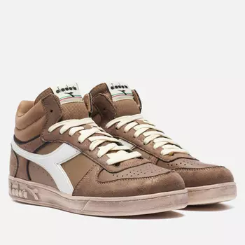 Кроссовки Diadora Magic Basket Demi Stained, цвет коричневый, размер 46 EU