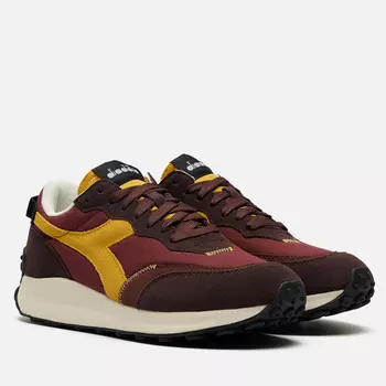 Кроссовки Diadora Race Suede SW, цвет бордовый, размер 46 EU