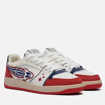 Кроссовки Enterprise Japan EJ Egg Rocket Low Leather/Tumbled, цвет красный, размер 44 EU
