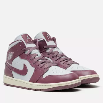 Женские кроссовки Jordan Wmns Air Jordan 1 Mid, цвет фиолетовый, размер 37.5 EU