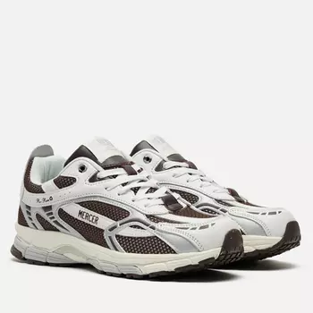 Кроссовки Mercer The Re-Run White Silver, цвет коричневый, размер 39 EU
