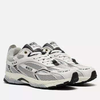 Кроссовки Mercer The Re-Run White Silver, цвет серебряный, размер 40 EU